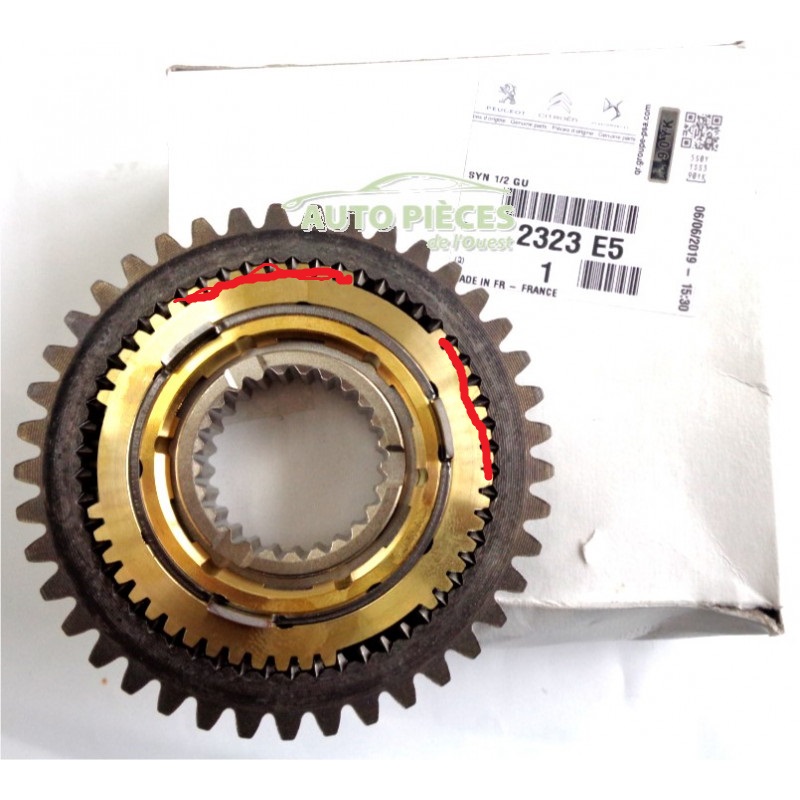 pignon-synchro-1ere-2eme-vitesse-boite-de-vitesses-mlgu-citroen-jumper-2323e5-origine
