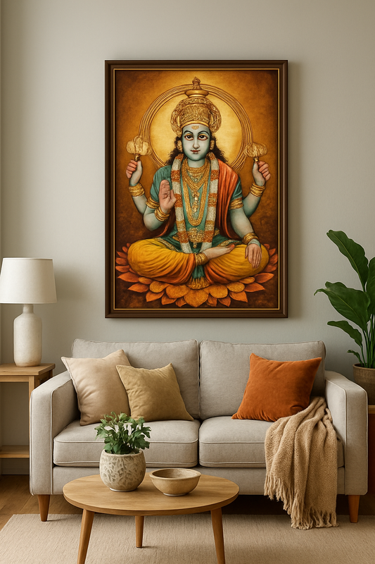 Hindu mural wall art