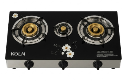 KOLN Gas Stove 3 Burners - Ovens chez Electro Mostafa