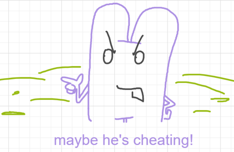 A panel from The Prime Number Few, episode eight of the Board Boards object show by Furretwalk/WalkingFurret.