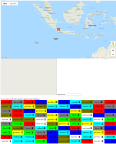 text-adventure game played on a real world map