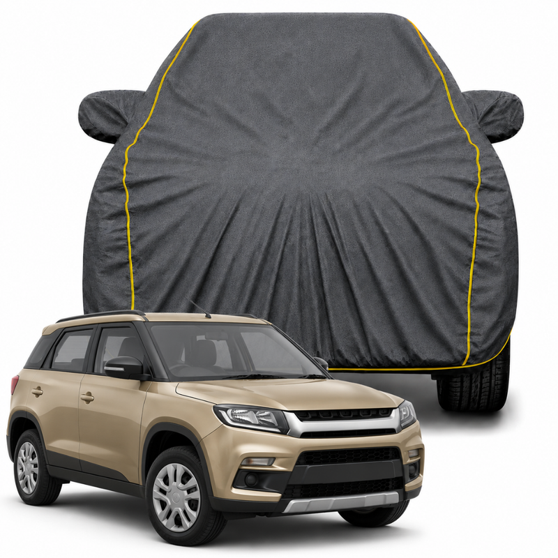 Brezza Grey Car Cover