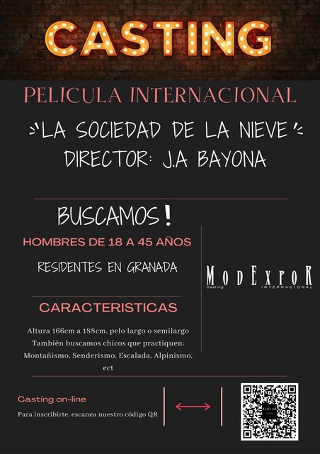 ¿QUIERES TRABAJAR EN LA PRÓXIMA PELÍCULA DE J. A. BAYONA?