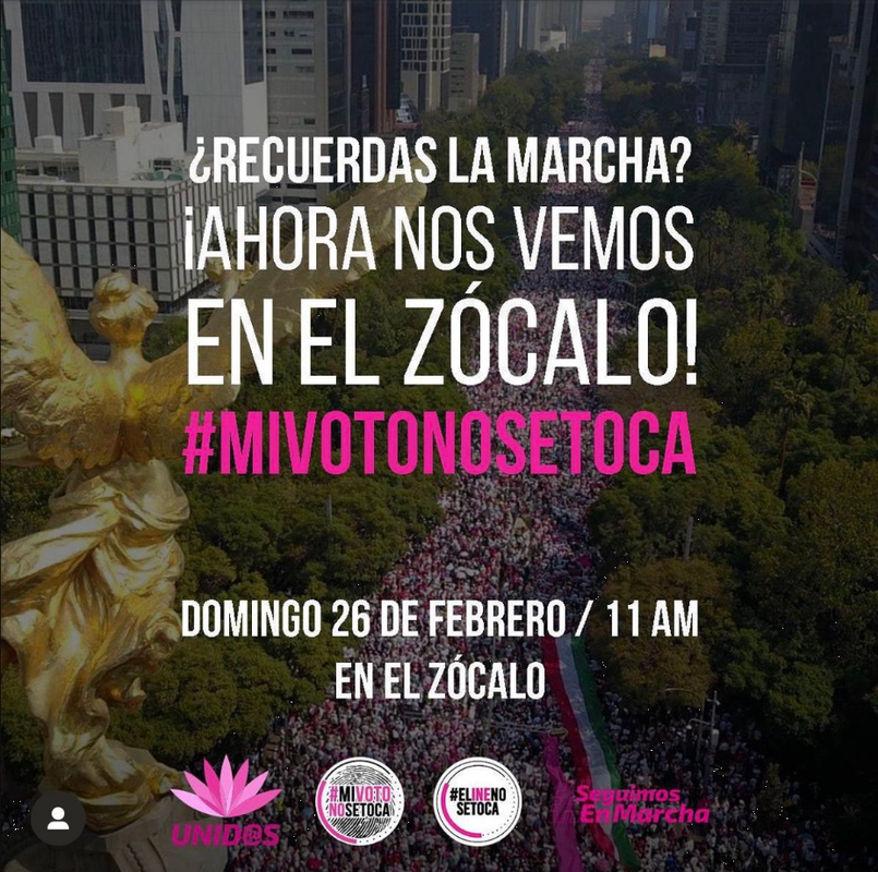 Marcha del 26 de febrero a favor de un régimen de corrupción y privilegios: AMLO