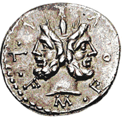 Glosario de monedas romanas. JANO - IANVS. 10