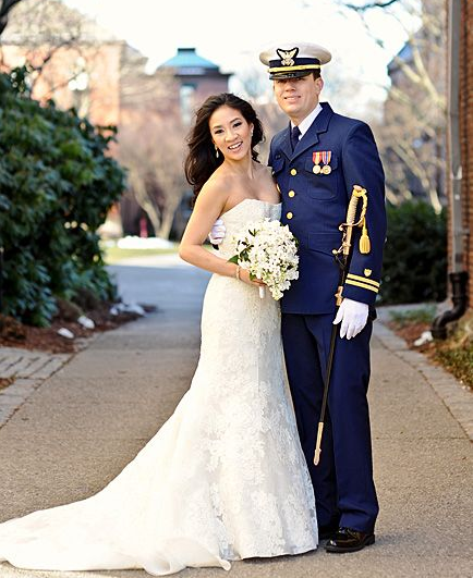 Michelle Kwan and Clay Pell