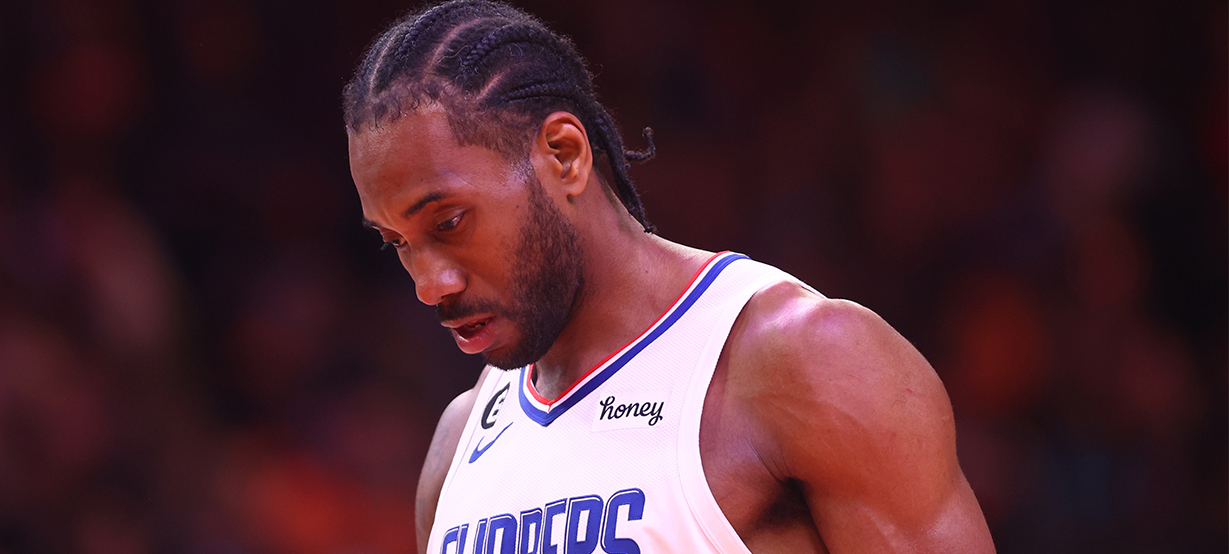 Kawhi Leonard em partida pelo Clippers