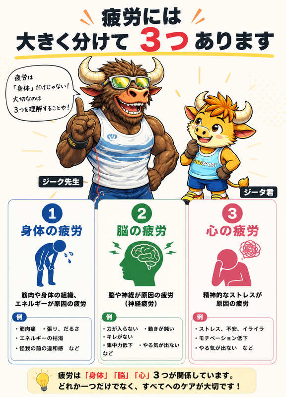 ジーク先生による疲労の説明