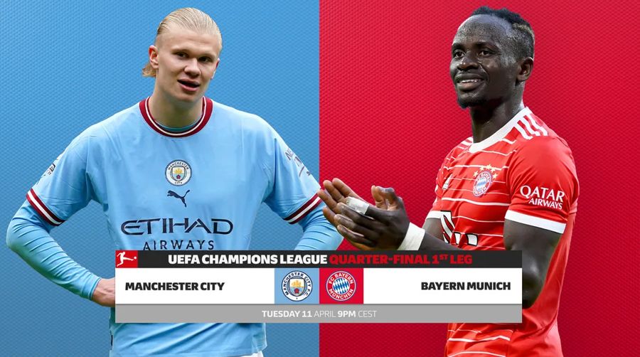 Manchester City Bayern Monaco Streaming TV