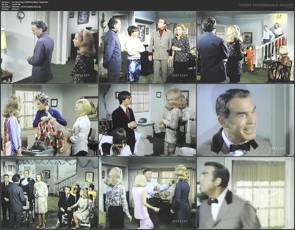 My Three Sons S12E04 Goodbye, Fergus.mkv