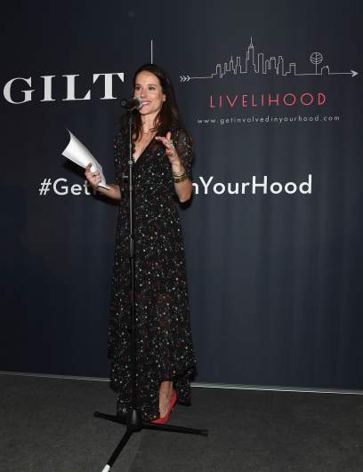 Ashley Biden founder of Livelihood speaks on stage at the GILT in 2017