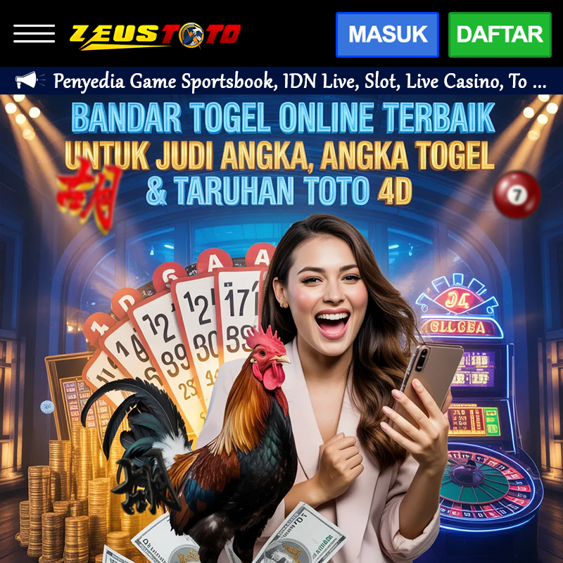ZEUSTOTO: Bandar Togel Online Terbaik untuk Judi Angka, Angka Togel & Taruhan Toto 4D image 1