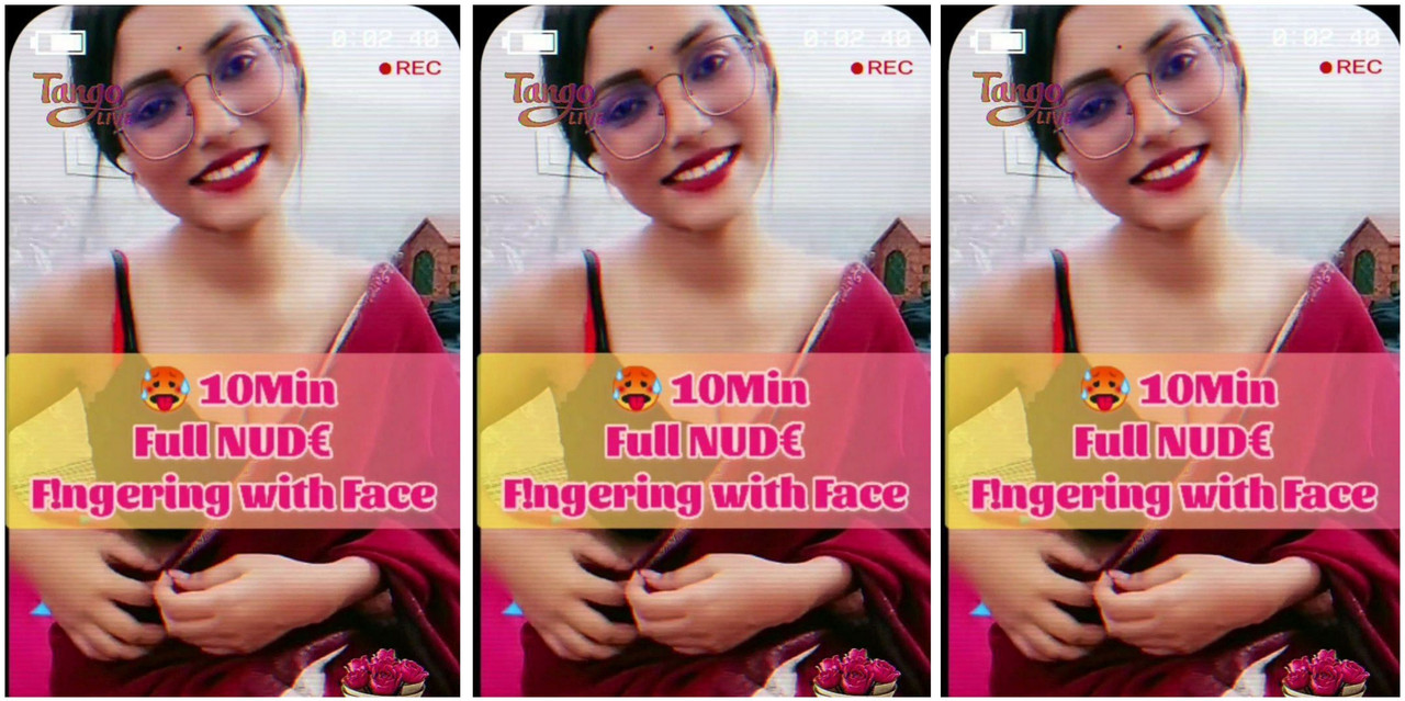 Hot indian girl tango live stripping full nude pssy closeup