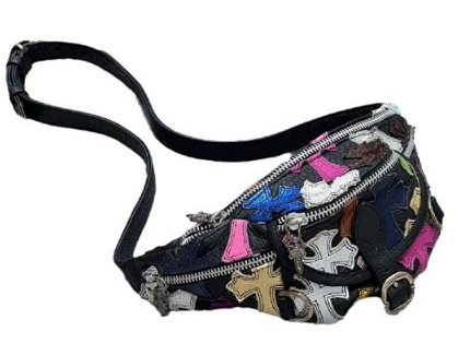 Chrome Hearts Leather Side Bag
