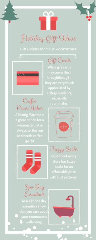 Roommate Tips: 15 Holiday Gift Ideas for Your Roommate