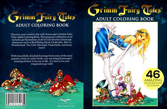 Grimm Fairy Tales Adult Coloring Book (2015)