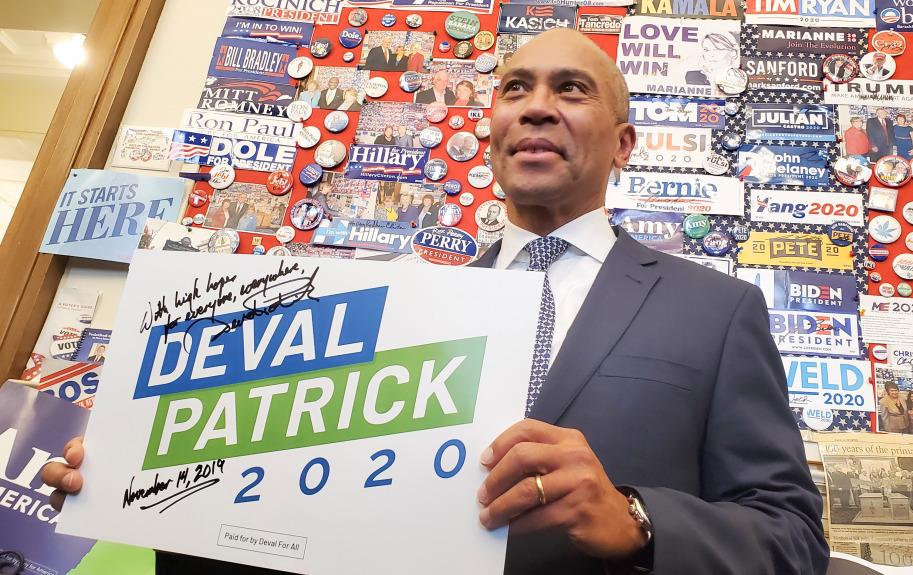 Deval Patrick launching his campaign for 2020 presidential election