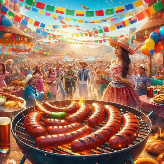 Chorizos En La Feria De Cali.