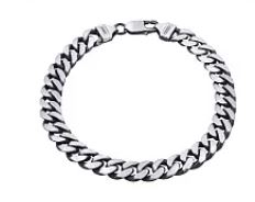 Мужской серебряный браслет