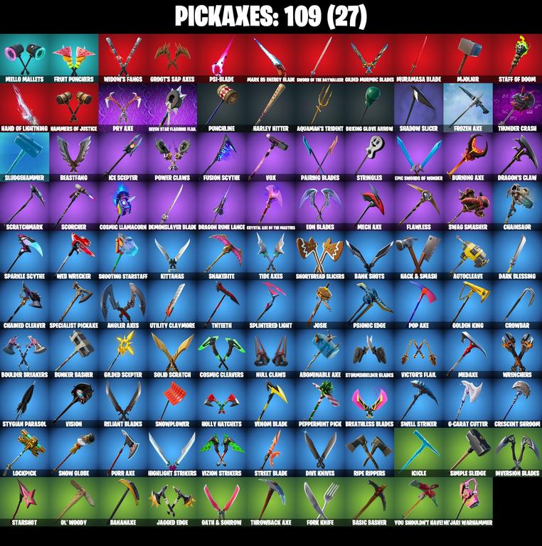 pickaxes comp