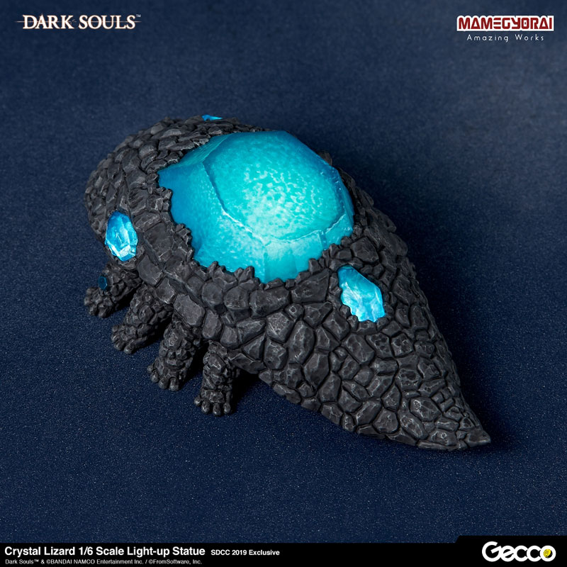 Official Gecco Dark Souls Crystal Lizard Led Light Up 1 6 Statue New Sealed Ebay