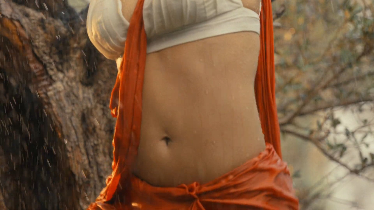 Aaradhya Devi Hot and Sexy  Wet Photoshoot in orangae saree.mp4_snapshot_00.56.050