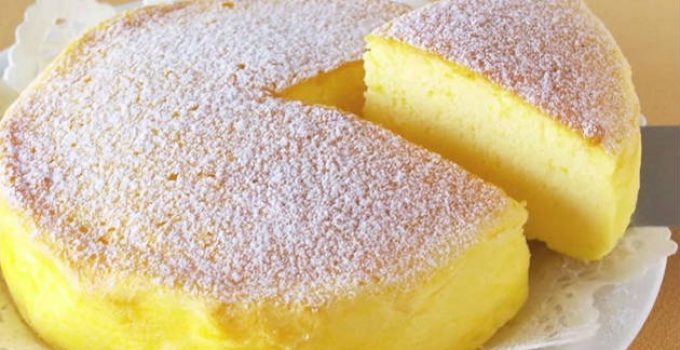 Ein japanischer Cheescake aus nur 3 Zutaten