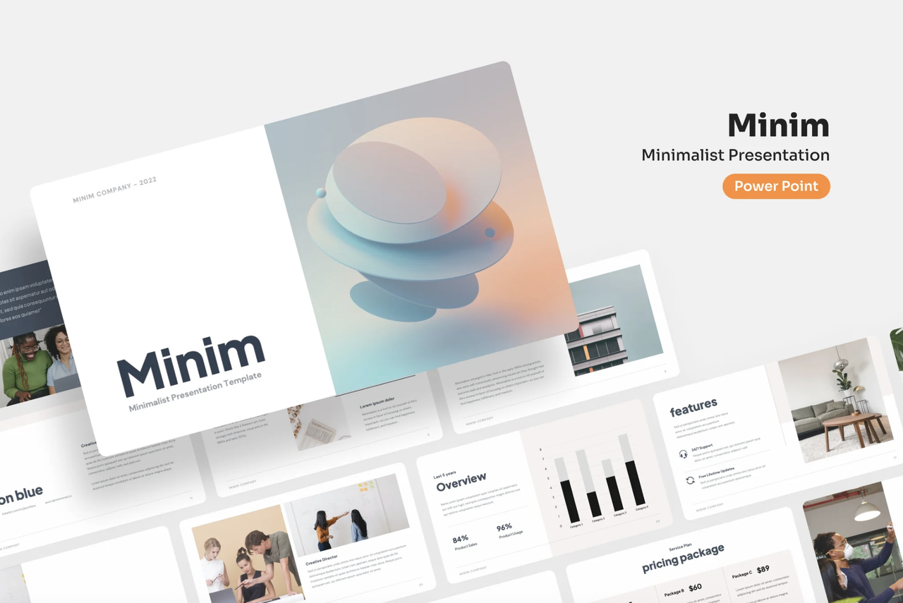 Minim - Minimalist PowerPoint Presentation