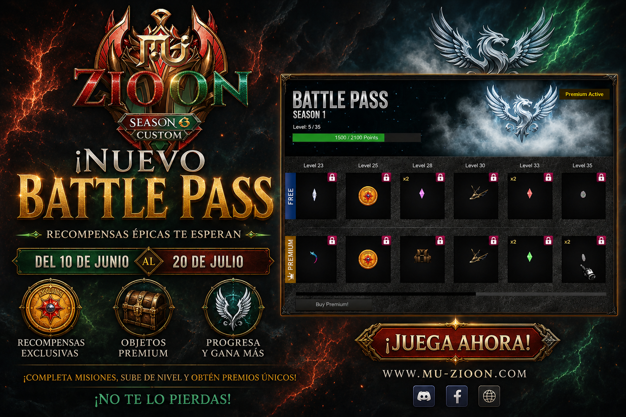 🔥 ¡NUEVO PASE DE BATALLA! 🔥