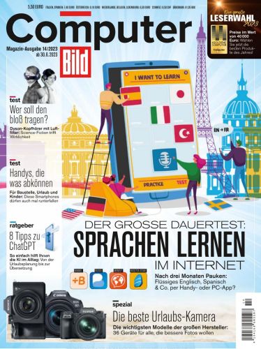 Cover: Computer Bild Magazin No 14 vom 30  Juni 2023