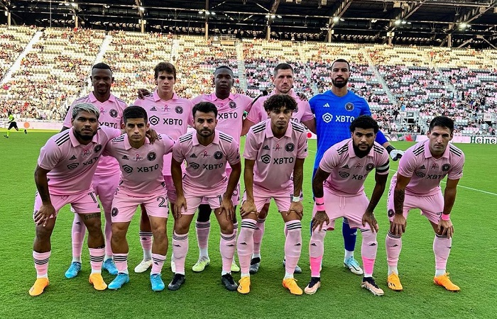 Skuad Inter Miami, klub baru Lionel Messi yang berlaga di Major League Soccer (MLS).