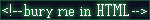 bury me in html