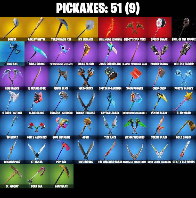 pickaxes comp