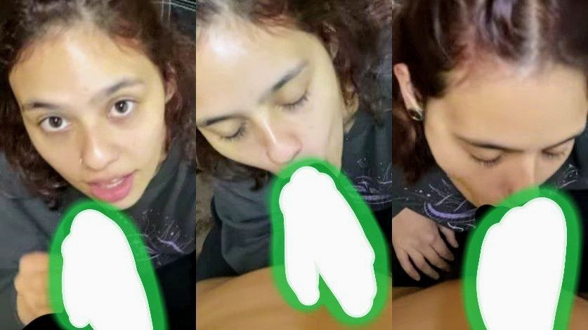 Beautifull girl giving blowjob to boyfriend full nude