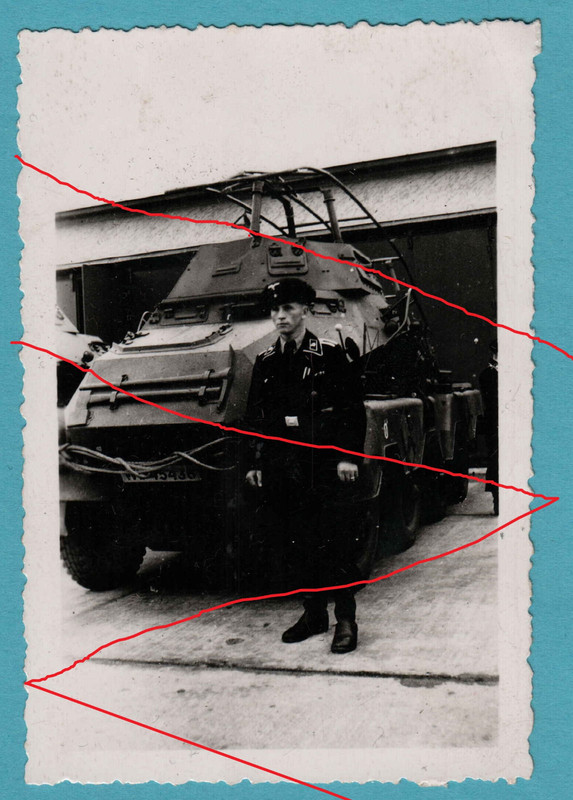 orig Foto Uffz Fallschirm Panzer Regiment HG Spä