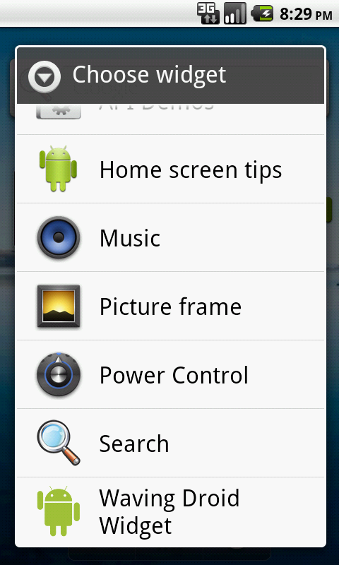 Download Waving Droid Widget APK