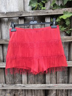 Red Tassel Hotpants - Adult 12