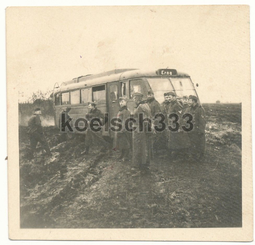 Foto Krim französischer Renault Bus Wehrmacht Be