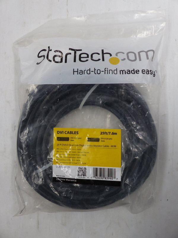 STARTECH DUAL LINK DIGITAL VIDEO MONITOR CABLE DVIDDMM25