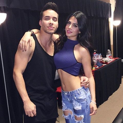 Prince Royce and Emeraude Toubia