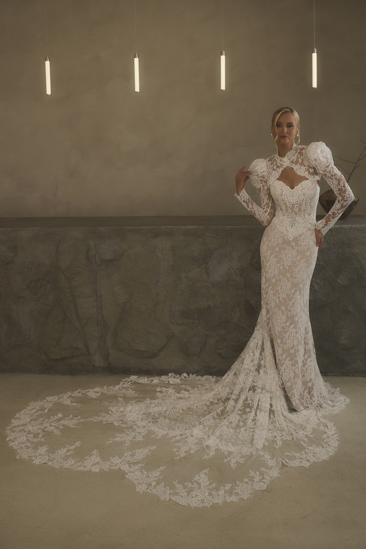Darcy Matching Bridal Jacket Style 2634JKT Front View