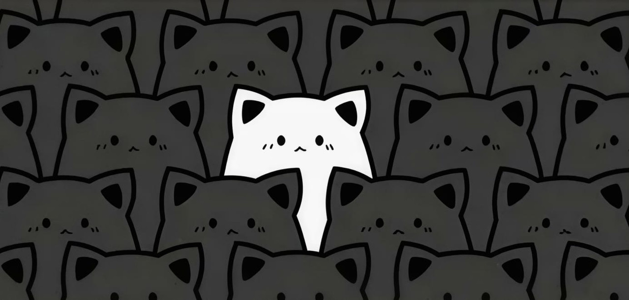 🐾 NovaPad Hidden Whiskers Mousepad