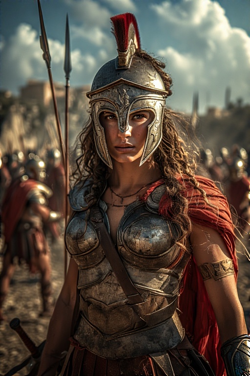 Greek-Warrior-Female-Spears-Sw-46