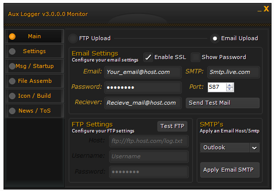 Aux Logger v3.0.0.0 Monitor