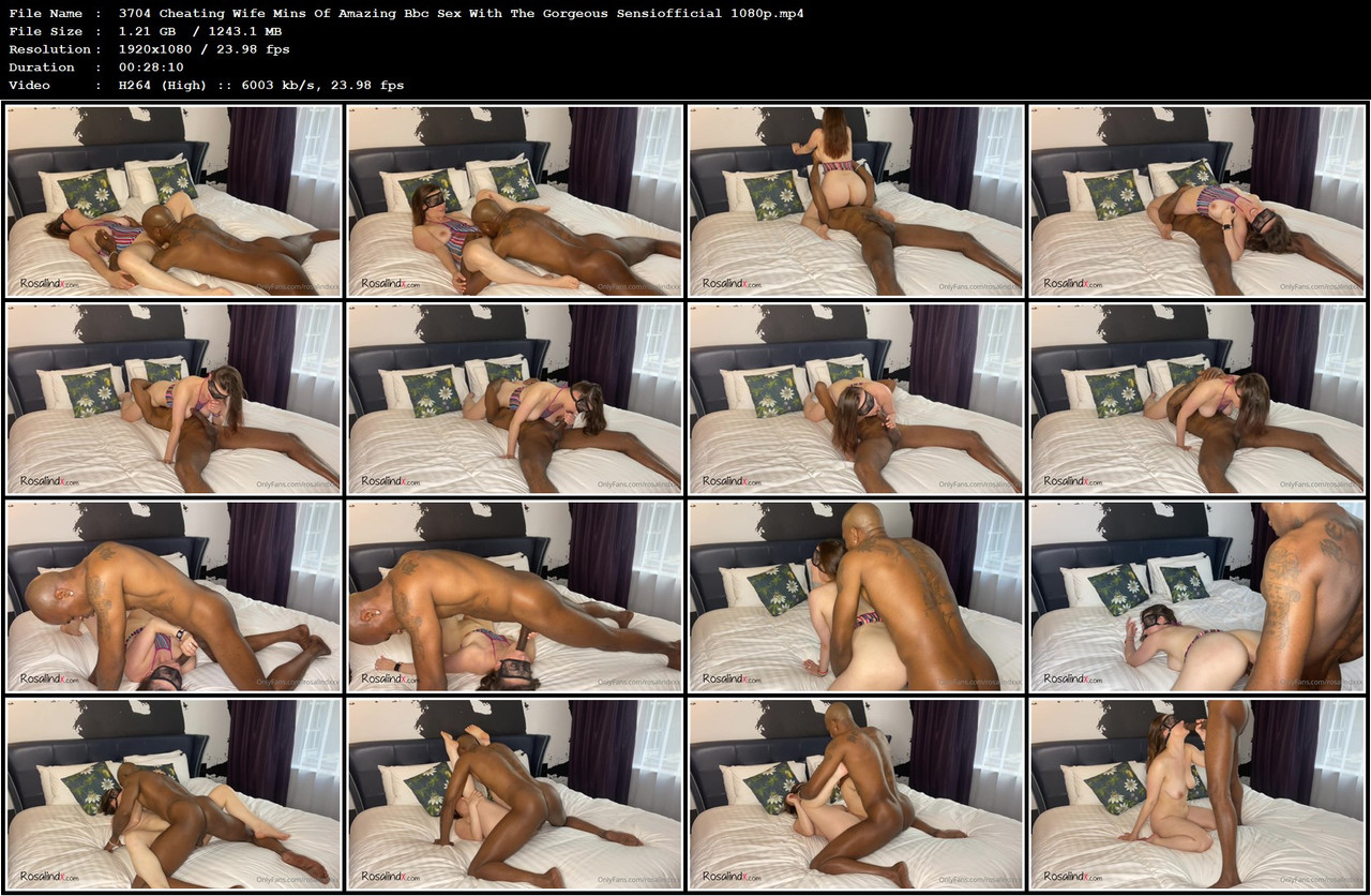 3704 Cheating Wife Mins Of Amazing Bbc Sex With The Gorgeous Sensiofficial 1080p mp4