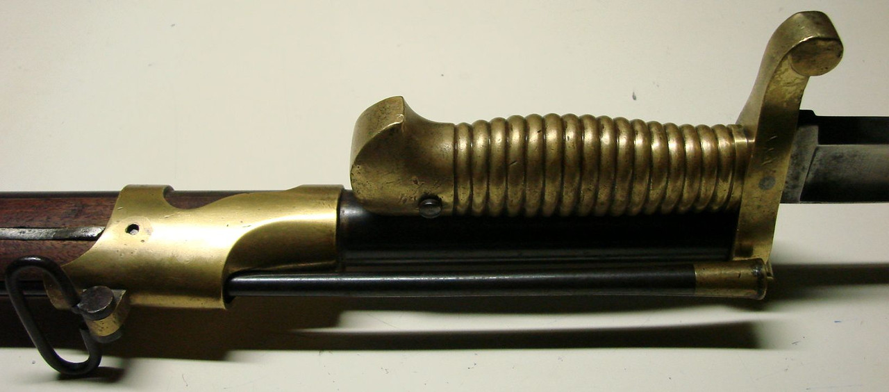 Model 1841 Mississippi rifle with saber bayonet.