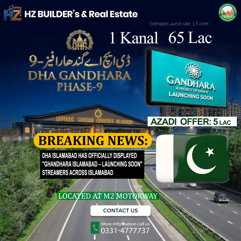 DHA Gandhara Phase-9 Banner