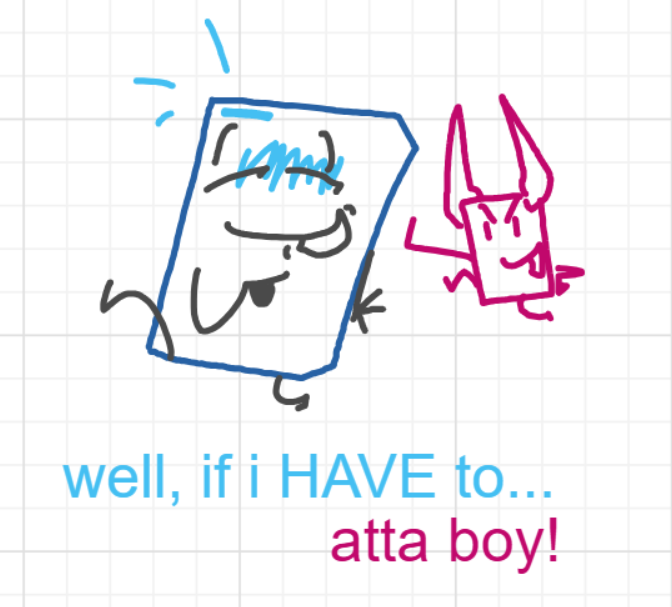 A panel from The Prime Number Few, episode eight of the Board Boards object show by Furretwalk/WalkingFurret.