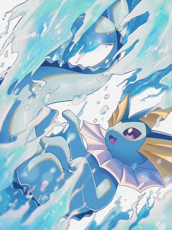vaporeon-pokemon-drawn-by-kuchiba-jret24
