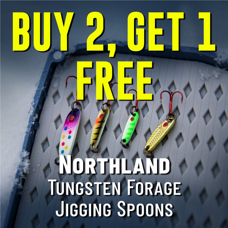 02 03 2026 B2G1 Northland Tungsten Forage Jigging Spoons 2x